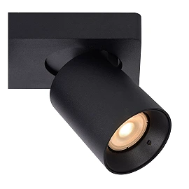 NIGEL ceiling spotlight 2x5w Black (Lucide)