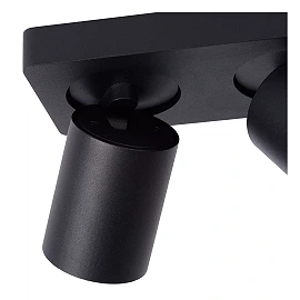 NIGEL ceiling spotlight 2x5w Black (Lucide)