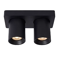 NIGEL ceiling spotlight 2x5w Black (Lucide)