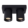 NIGEL ceiling spotlight 2x5w Black (Lucide)