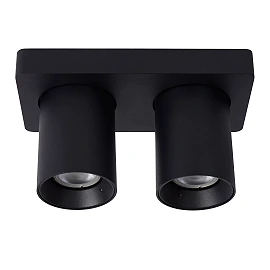 NIGEL ceiling spotlight 2x5w Black (Lucide)