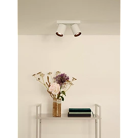 NIGEL ceiling spotlight 2x5w White (Lucide)
