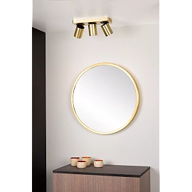 NIGEL ceiling spotlight 3x5w Matt Gold / Brass (Lucide)