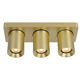 NIGEL ceiling spotlight 3x5w Matt Gold / Brass (Lucide)