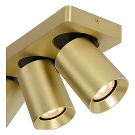 NIGEL ceiling spotlight 3x5w Matt Gold / Brass (Lucide)