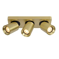 NIGEL ceiling spotlight 3x5w Matt Gold / Brass (Lucide)