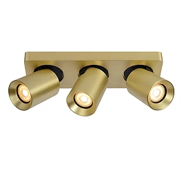 NIGEL ceiling spotlight 3x5w Matt Gold / Brass (Lucide)
