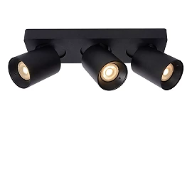 NIGEL ceiling spotlight 3x5w Black (Lucide)