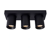 NIGEL ceiling spotlight 3x5w Black (Lucide)