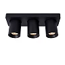 NIGEL ceiling spotlight 3x5w Black (Lucide)