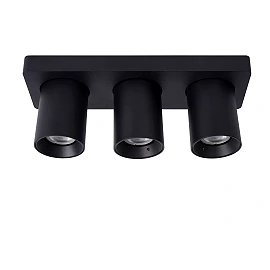 NIGEL ceiling spotlight 3x5w Black (Lucide)