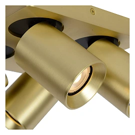NIGEL ceiling spotlight 4x5w Matt Gold / Brass (Lucide)
