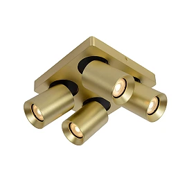 NIGEL ceiling spotlight 4x5w Matt Gold / Brass (Lucide)