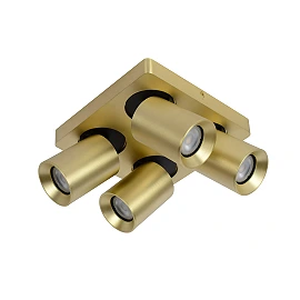 NIGEL ceiling spotlight 4x5w Matt Gold / Brass (Lucide)