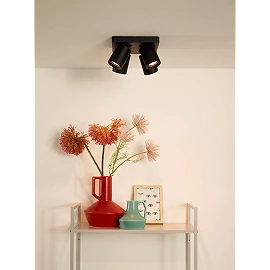 NIGEL ceiling spotlight 4x5w Black (Lucide)