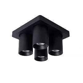 NIGEL ceiling spotlight 4x5w Black (Lucide)