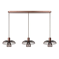 NIGELLA lineāra piekaramā lampa 135 cm 3xGU10 kafijas/melna (Lucide)