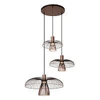NIGELLA piekaramā lampa Ø76 cm 3xGU10 kafijas/melna (Lucide)