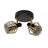 NILA Ceiling spotlight 2xE14 black (Lucide)