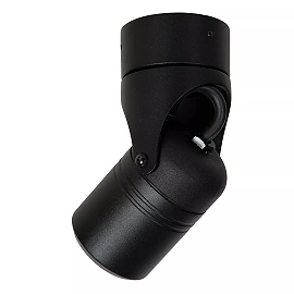 NIORT outdoor ceiling spotlight 1xGU10 IP44 black (Lucide)