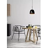 NOLAN Pendant light Ø24 cm 1xE27 black / matt gold/brass (Lucide)
