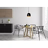 NOLAN Pendant light Ø24 cm 1xE27 black / matt gold/brass (Lucide)