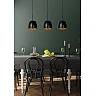 NOLAN Pendant light 104 cm 3xE27 black / matt gold/brass (Lucide)