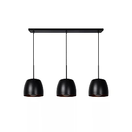 NOLAN piekarama lampa 104 cm 3xE27 melna / matēta zelta/misiņa (Lucide)