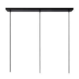 NOLAN piekarama lampa 104 cm 3xE27 melna / matēta zelta/misiņa (Lucide)