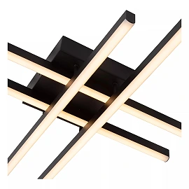 NOVAK LED CCT ceiling light 42 W 2700K/4000K black (Lucide)