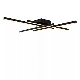 NOVAK LED CCT ceiling light 42 W 2700K/4000K black (Lucide)