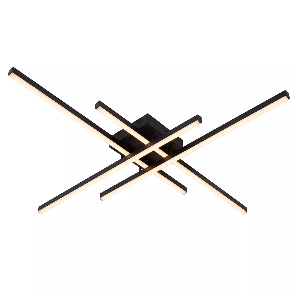 NOVAK LED CCT ceiling light 42 W 2700K/4000K black (Lucide)