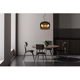 OLIVIA pendant light Ø40 cm 3xE27 40 W smoked grey (Lucide)