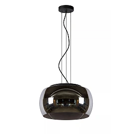 OLIVIA pendant light Ø40 cm 3xE27 40 W smoked grey (Lucide)