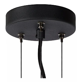 OLIVIA pendant light Ø40 cm 3xE27 40 W smoked grey (Lucide)