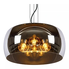 OLIVIA Pendant light Ø50 cm 3xE27 smoke grey (Lucide)