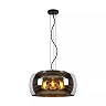 OLIVIA Pendant light Ø50 cm 3xE27 smoke grey (Lucide)