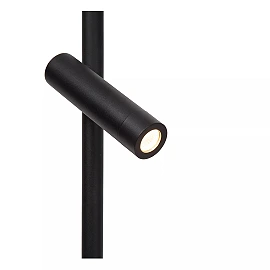 ORTOLAN floor lamp LED 12W+3W CCT Black (Lucide)