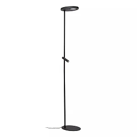 ORTOLAN floor lamp LED 12W+3W CCT Black (Lucide)