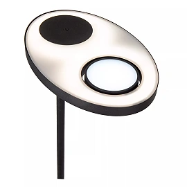 ORTOLAN floor lamp LED 12W+3W CCT Black (Lucide)