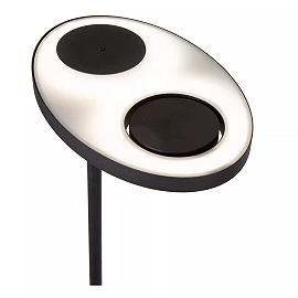 ORTOLAN floor lamp LED 12W+3W CCT Black (Lucide)