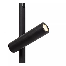 ORTOLAN floor lamp LED 12W+3W CCT Black (Lucide)