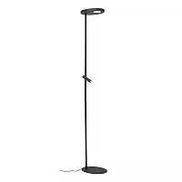 ORTOLAN floor lamp LED 12W+3W CCT Black (Lucide)