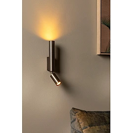 OTIMO Sienas prožektors / sienas lampa 2xGU10 kafijas krāsa (Lucide)