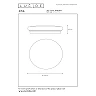OTIS Flush ceiling light Ø34 cm LED 1x24W 3000K Opal (Lucide)
