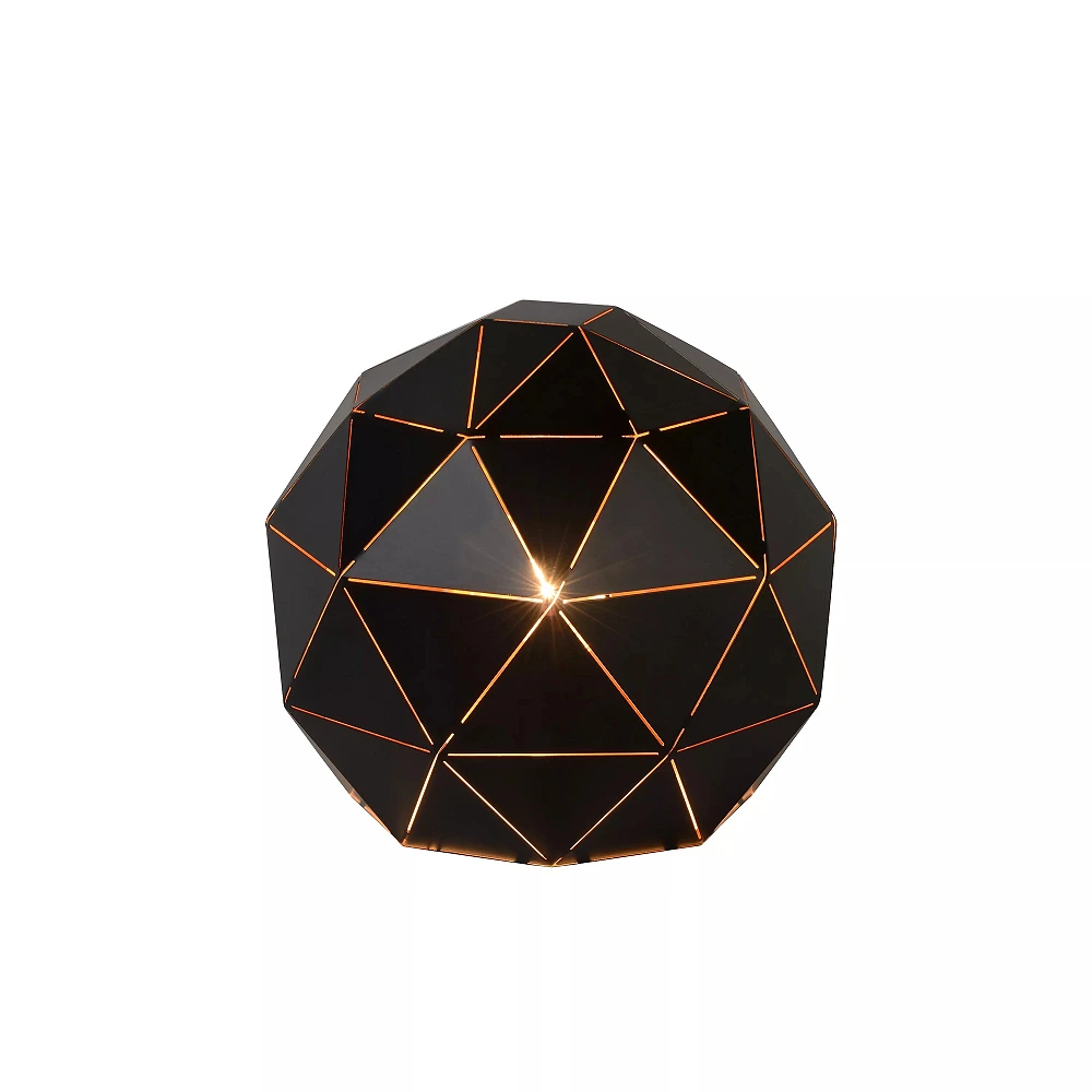 OTONA galda lampa Ø25 cm E27 melna (Lucide)