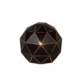 OTONA galda lampa Ø25 cm E27 melna (Lucide)