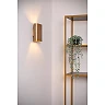 OVALIS sienas lampa 16x8x20 cm E14 2x9W matēta zelta/misiņa (Lucide)