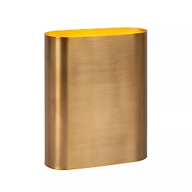 OVALIS sienas lampa 16x8x20 cm E14 2x9W matēta zelta/misiņa (Lucide)