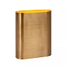 OVALIS sienas lampa 16x8x20 cm E14 2x9W matēta zelta/misiņa (Lucide)